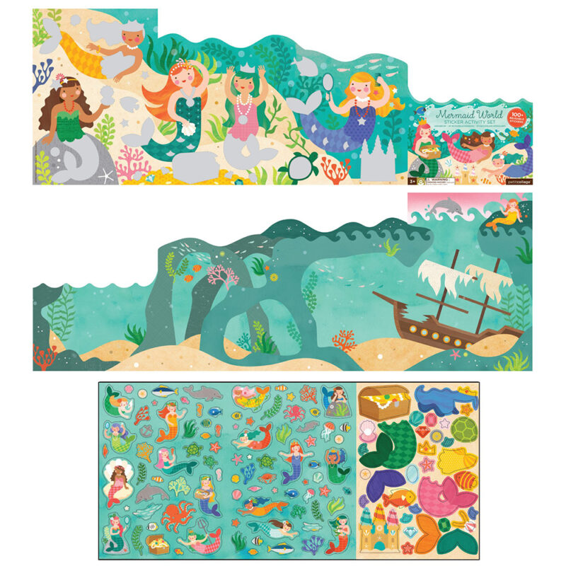 Petit Collage "Mermaid World" kleepsuraamat - Image 2