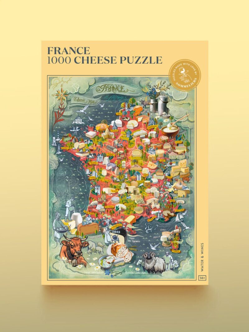 Water and Wines "Cheese puzzle French Cheeses" pusle - Image 2