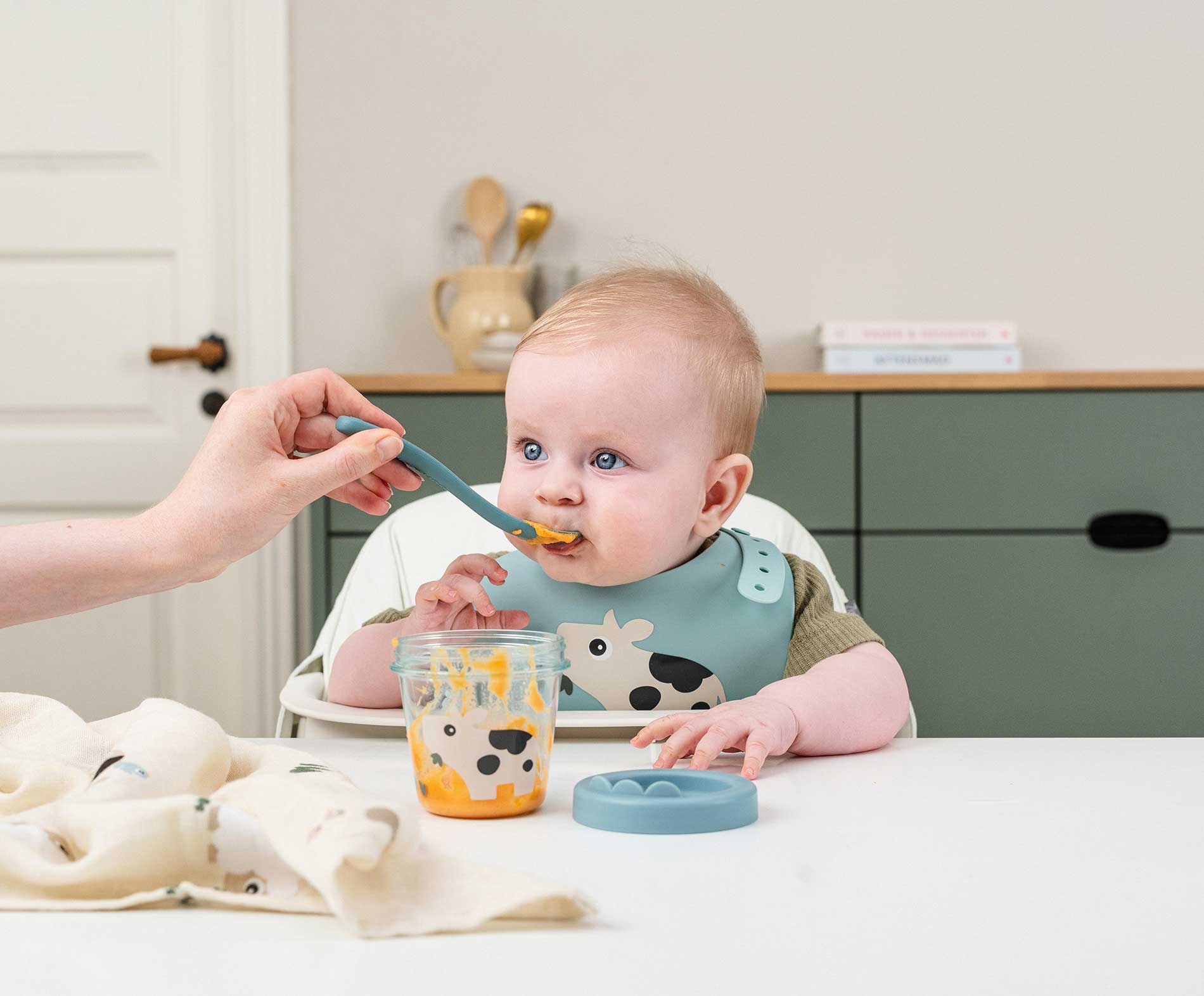 Done by Deer beebitoidu säilitusnõud 2tk Tiny Farm Blue - Image 2