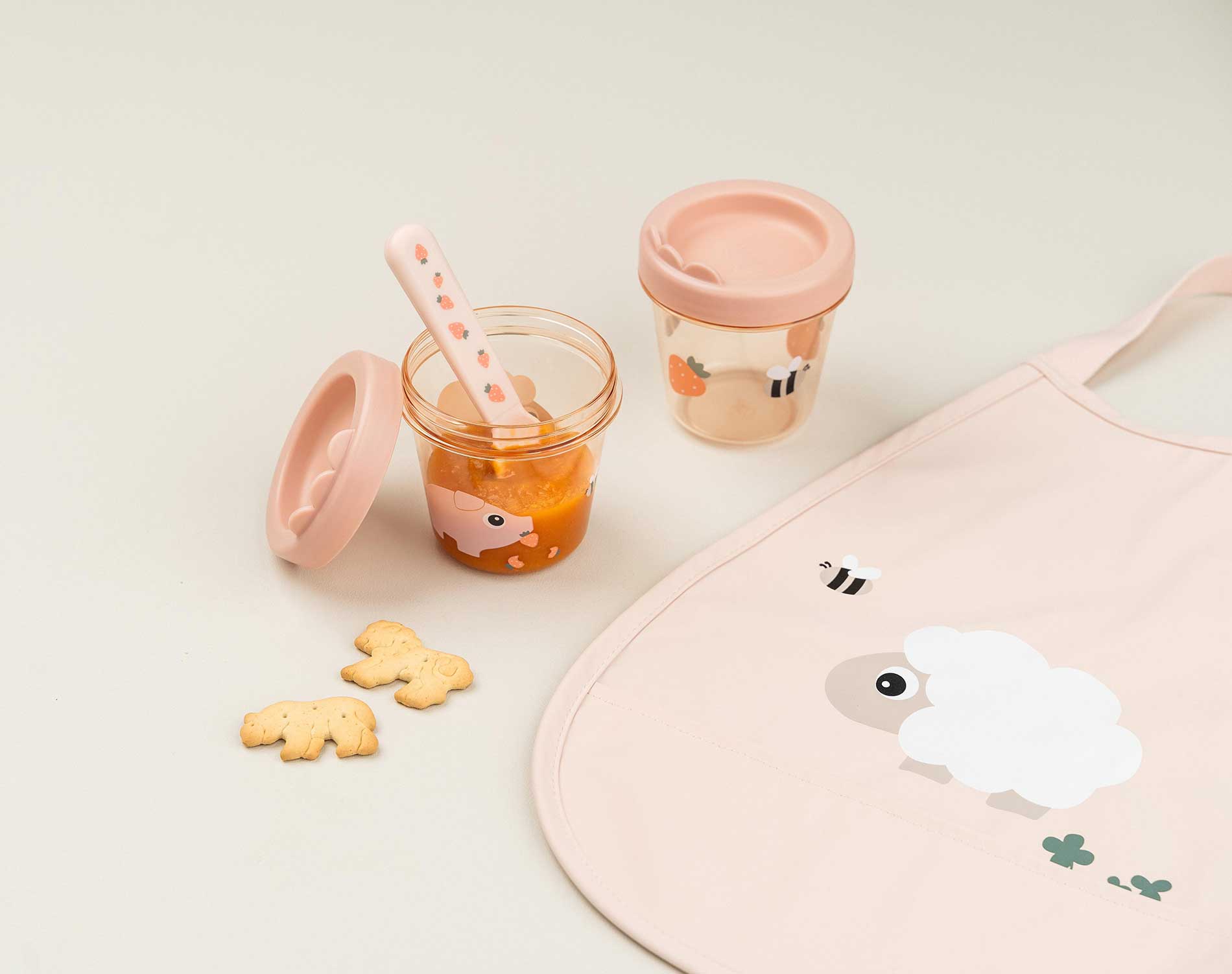 Done by Deer beebitoidu säilitusnõud 2tk Tiny Farm Powder - Image 2