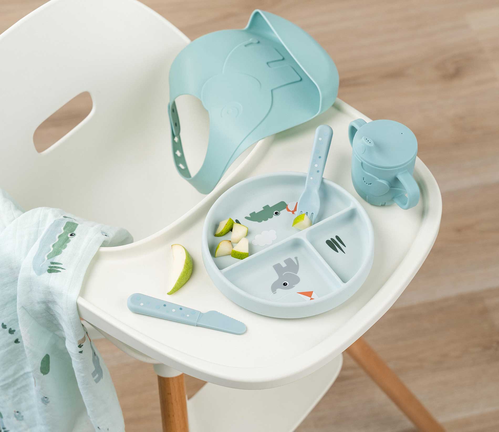 Done by Deer sektoritega taldrik Playgroun Blue - Image 2