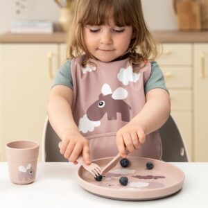 Alternative view of Done by Deer söögiriistade komplekt Foodie Happy dots Powder