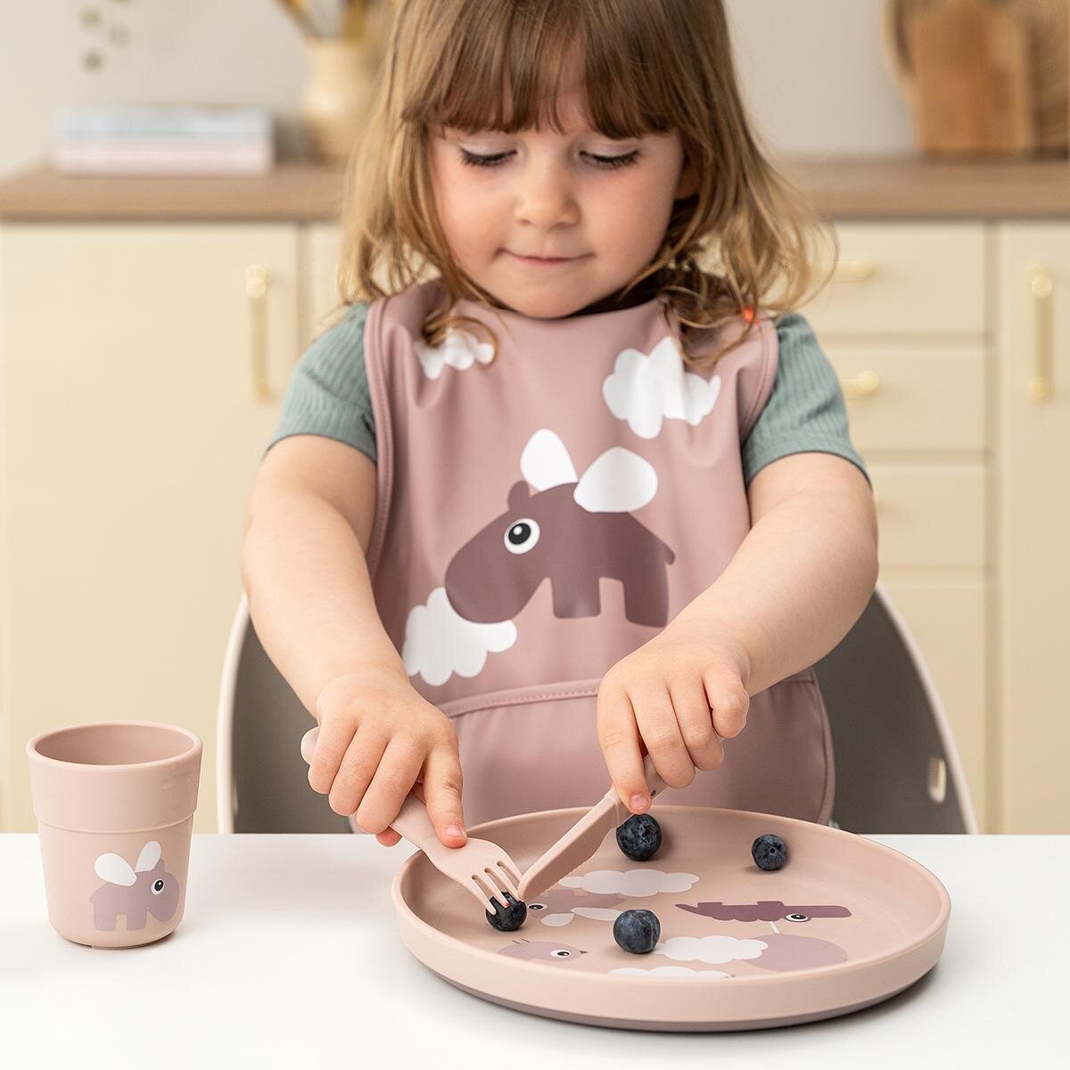 Done by Deer söögiriistade komplekt Foodie Happy dots Powder - Image 2