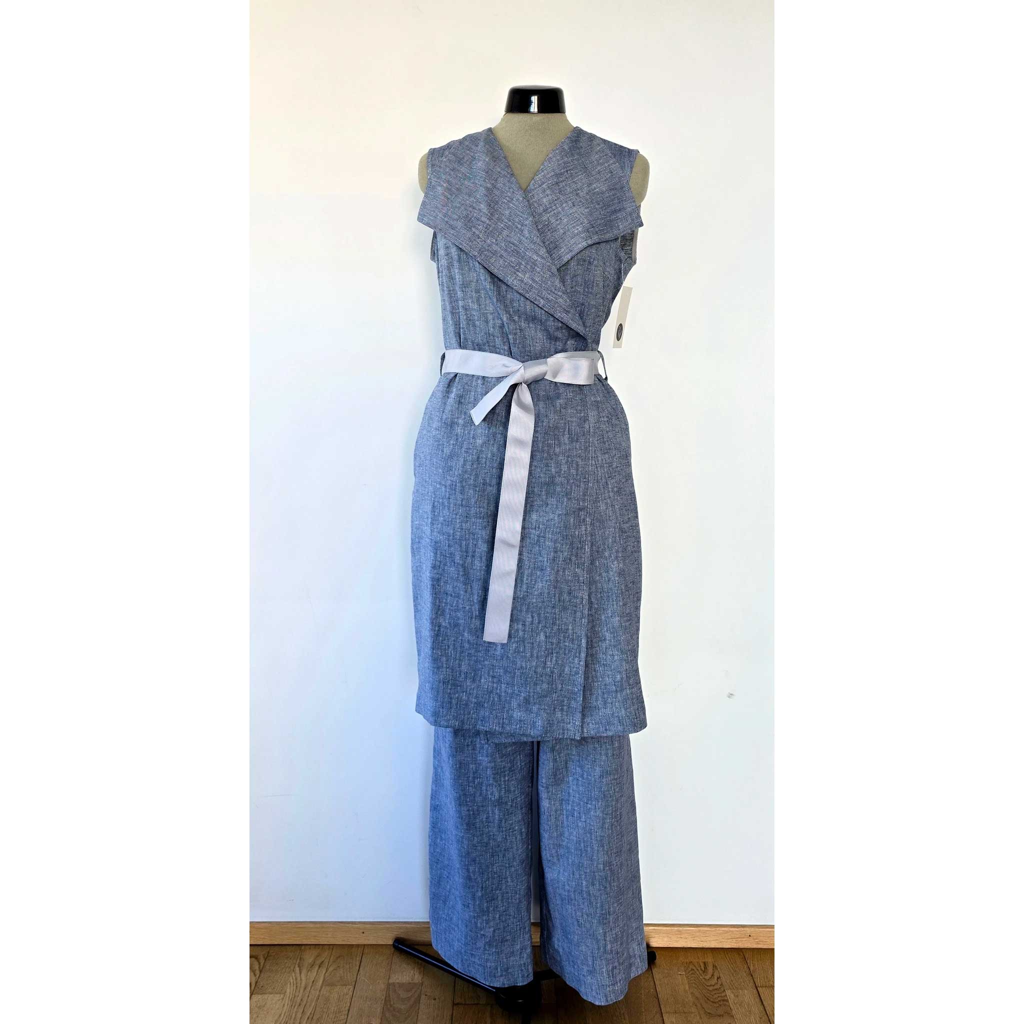 Raili Nõlvak Hõlmikkleit helesinine linane kleit - Image 2