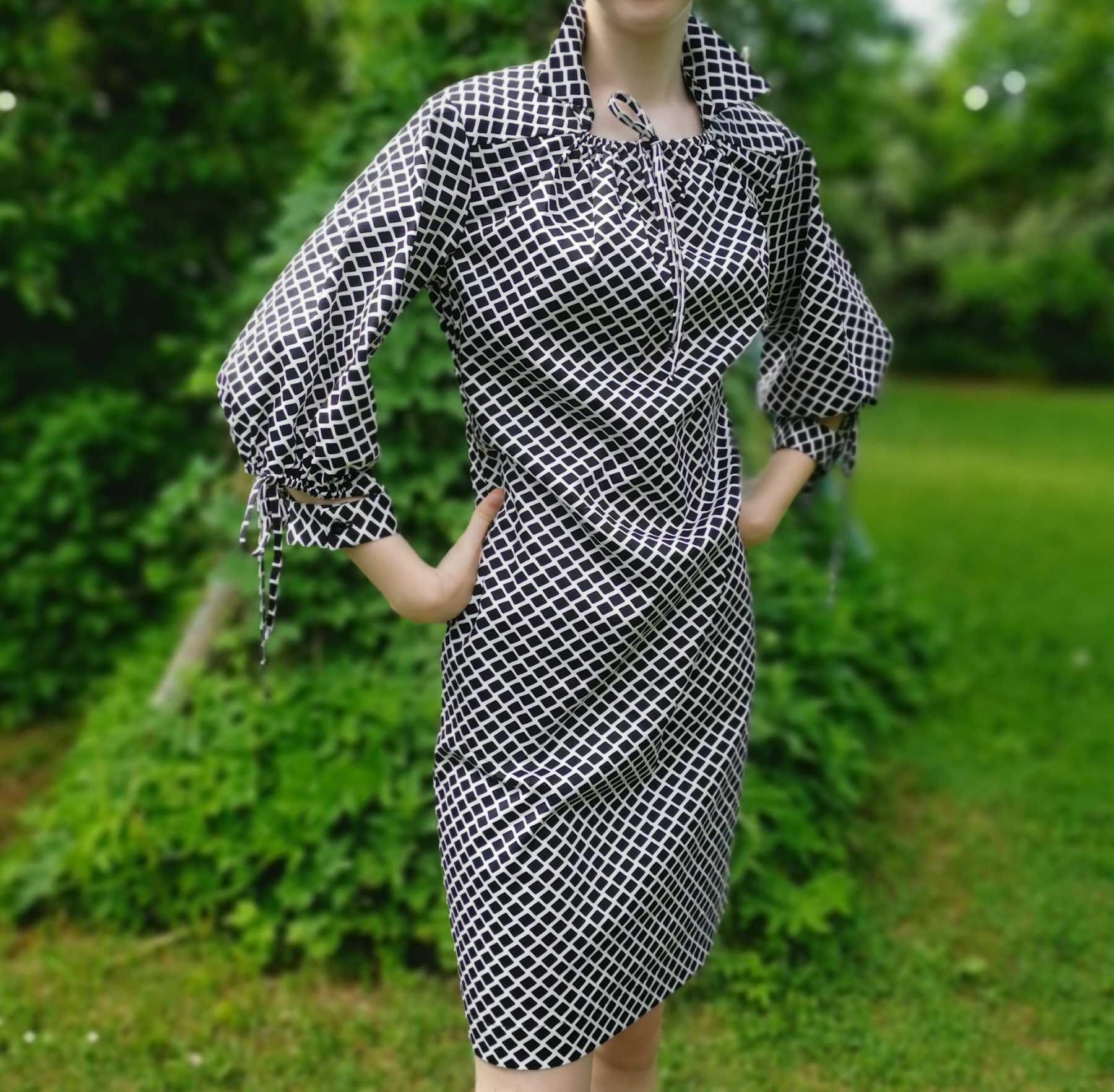 Raili Nõlvak Pael kaeluses mustvalge kleit