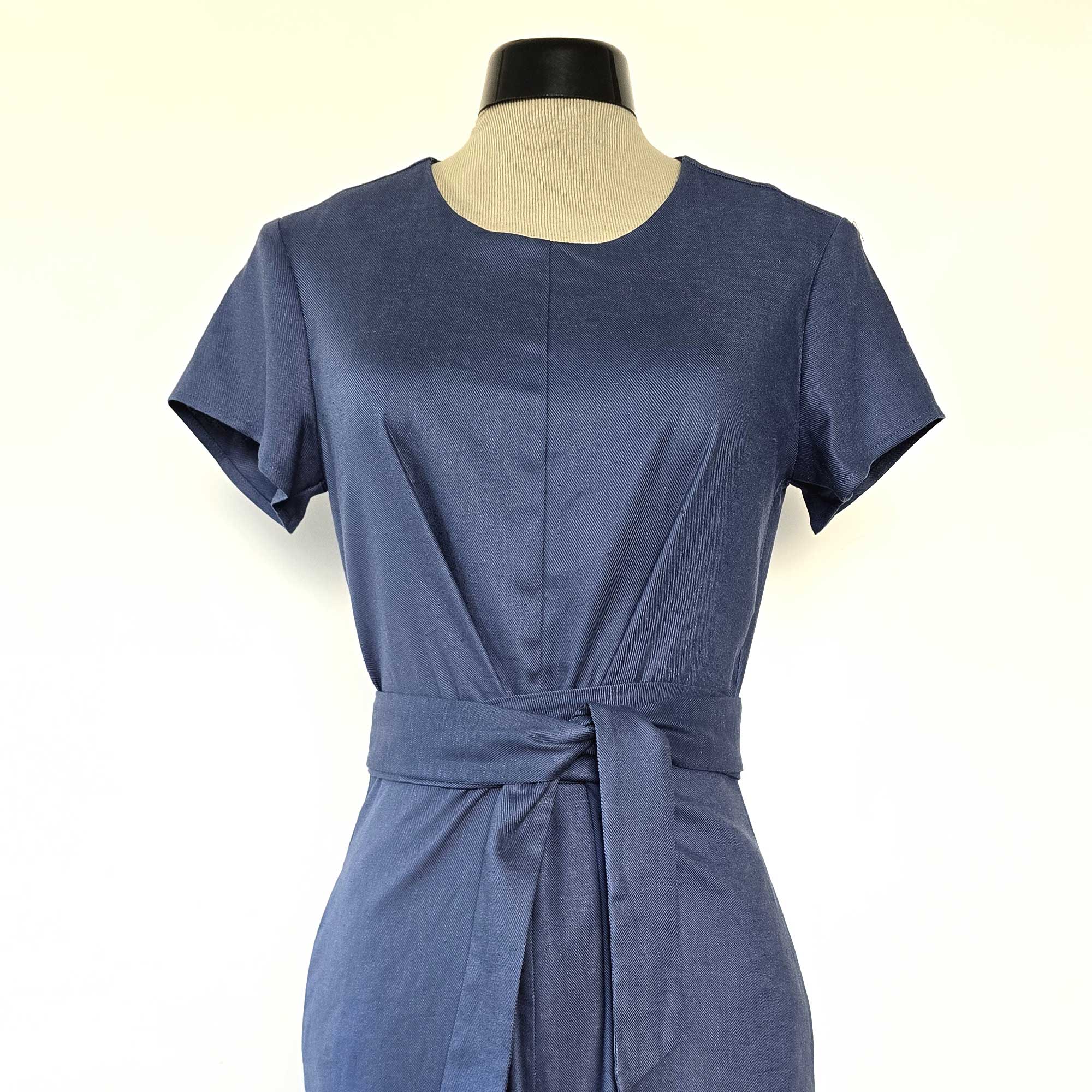 Raili Nõlvak Seosega Sinine linane kleit - Image 4