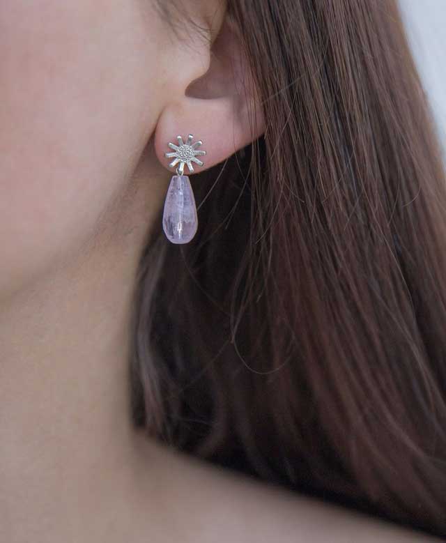 helge stuudio "Issa Roosa Kvarts" kõrvarõngad - Image 3