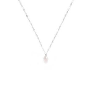 Alternative view of helge stuudio "Iti Roosa Kvarts" kaelakee