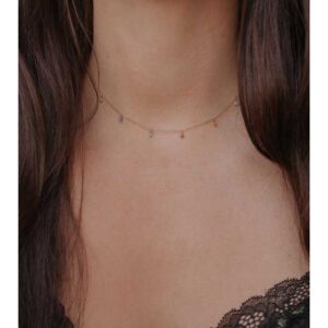 helge stuudio "Milena Rainbow Ahhaat Choker-kee" kaelakee