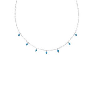 Alternative view of helge stuudio "Milena Türkiis Choker-kee" kaelakee