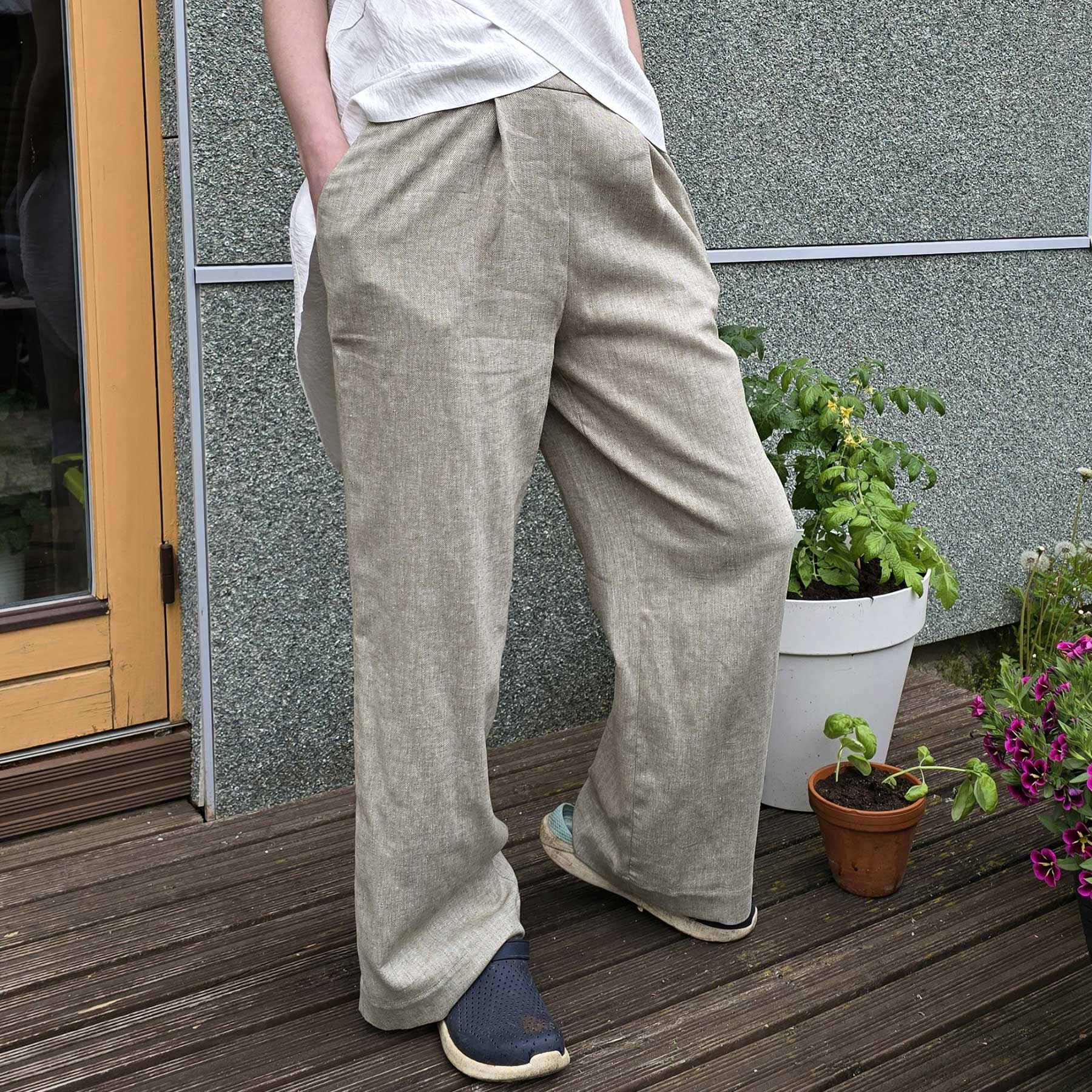 Raili Nõlvak Linased Rohekad püksid