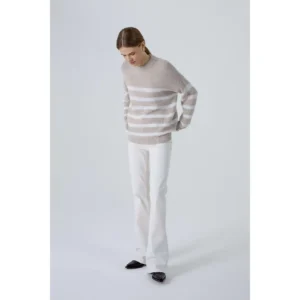 Alternative view of Robi Agnes "ARIELLE Light sand / white" džemper