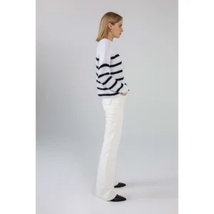 Alternative view of Robi Agnes "ARIELLE White / black" džemper