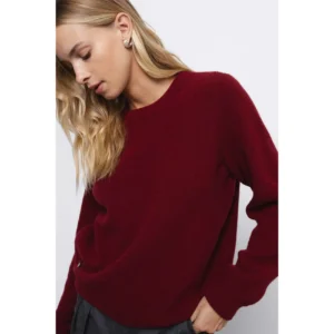 Alternative view of Robi Agnes "MICHELLE Burgundy" kampsun