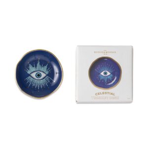 Designworks Ink "Celestial Ceramic Trinket Dish - Starry Eyed" keraamiline ehtealus