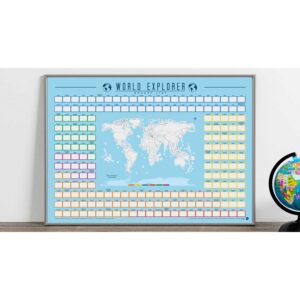 Gift Republic "Scratch Map Bucket List Discover the World” maailmakaart