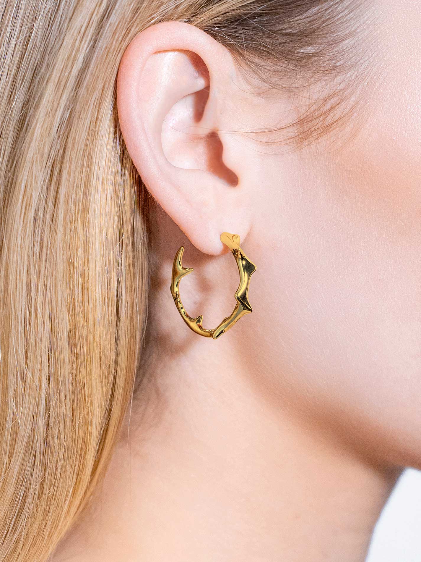 NRTN "MILAM HOOP GOLD" kõrvarõngad - Image 2