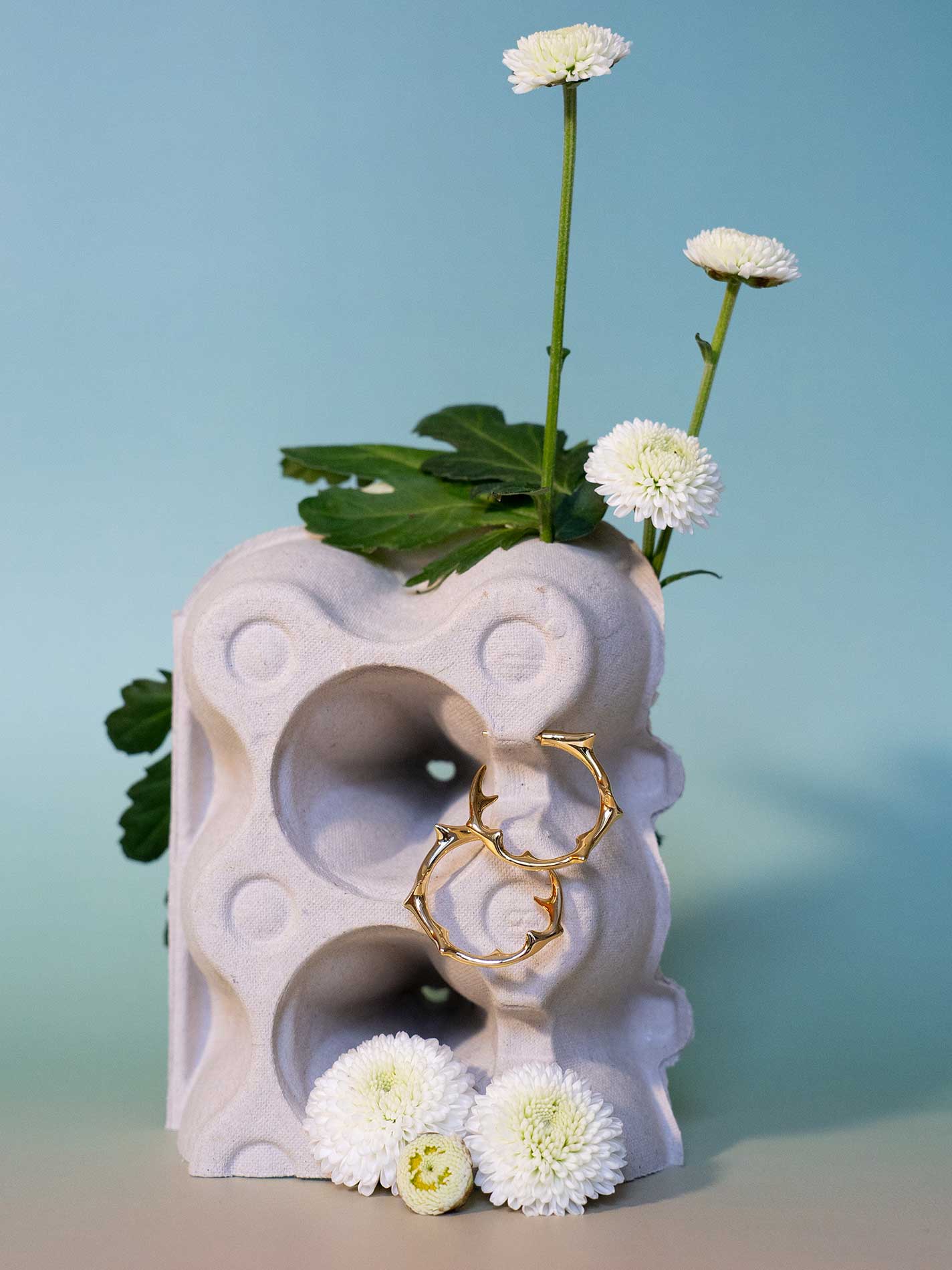 NRTN "MILAM HOOP GOLD" kõrvarõngad - Image 3