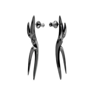 NRTN "SAMTEN BLACK" kõrvarõngad