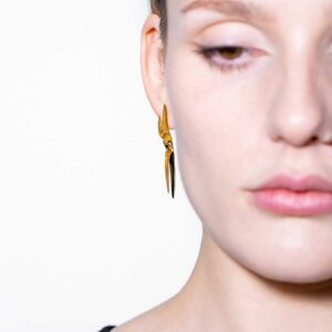 Alternative view of NRTN "SAMTEN GOLD" kõrvarõngad