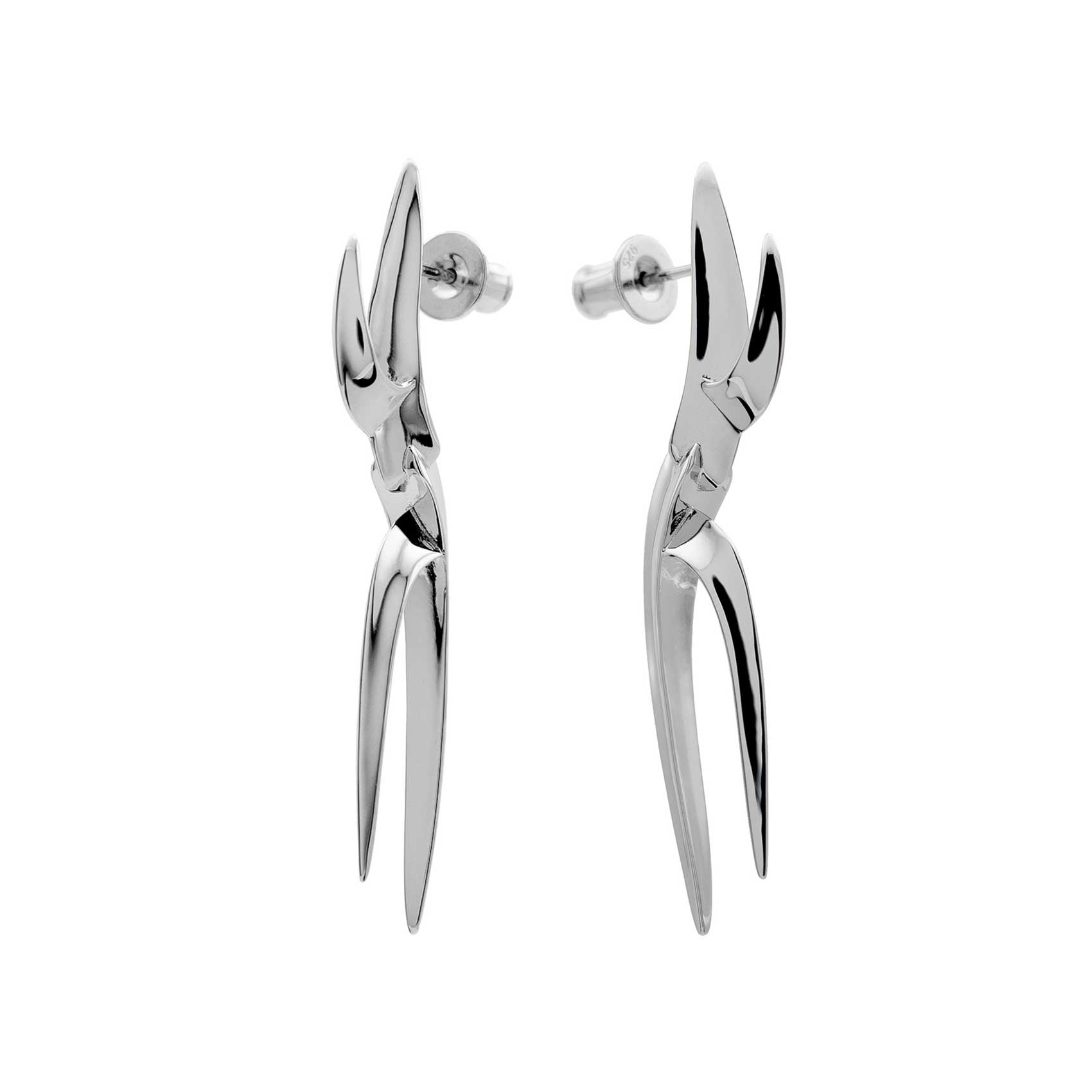 NRTN "SAMTEN RHODIUM" kõrvarõngad