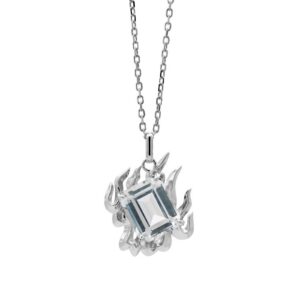 NRTN "SIDPA CLEAR GEM RHODIUM" kaelakee