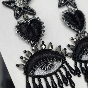 Alternative view of VETKA "Dark Charm" kõrvarõngad