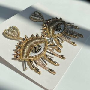 Alternative view of VETKA "Golden Whisper" kõrvarõngad