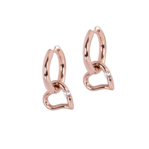 MyaMoon "Illumi Heart Charm S" kõrvarõngad