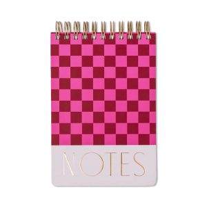 Designworks Ink "Large Chunky Notepad - Burgundy + Pink" märkmik