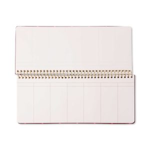 Alternative view of Designworks Ink "Weekly Planner Pad Burgundy + Pink" planner