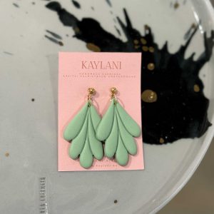 KAYLANI "Rohelised NR2 HANA" kõrvarõngad