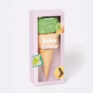 Eat My Socks "Dolce Gelato Pink/Green" sokid