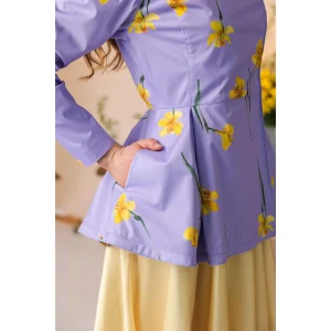 Alternative view of RainSisters "Lilac Joy" vihmamantel