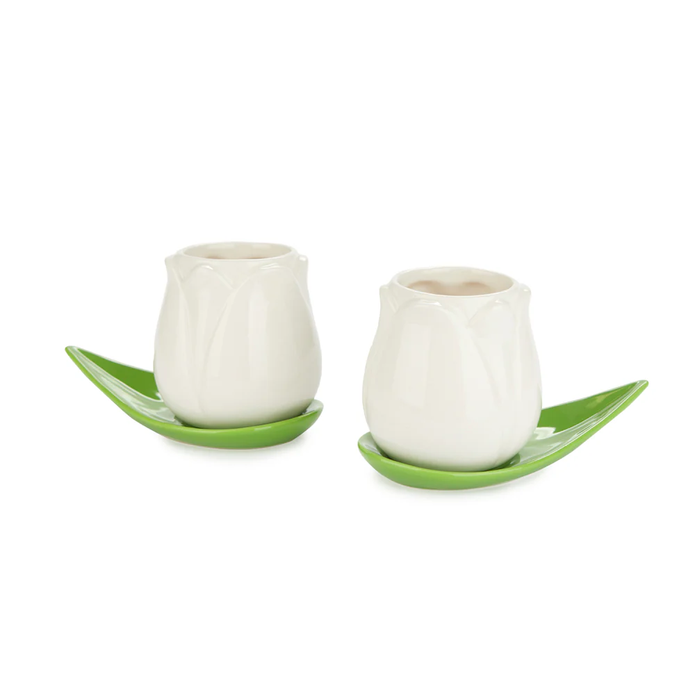 balvi "Tulip White" kohvitassid