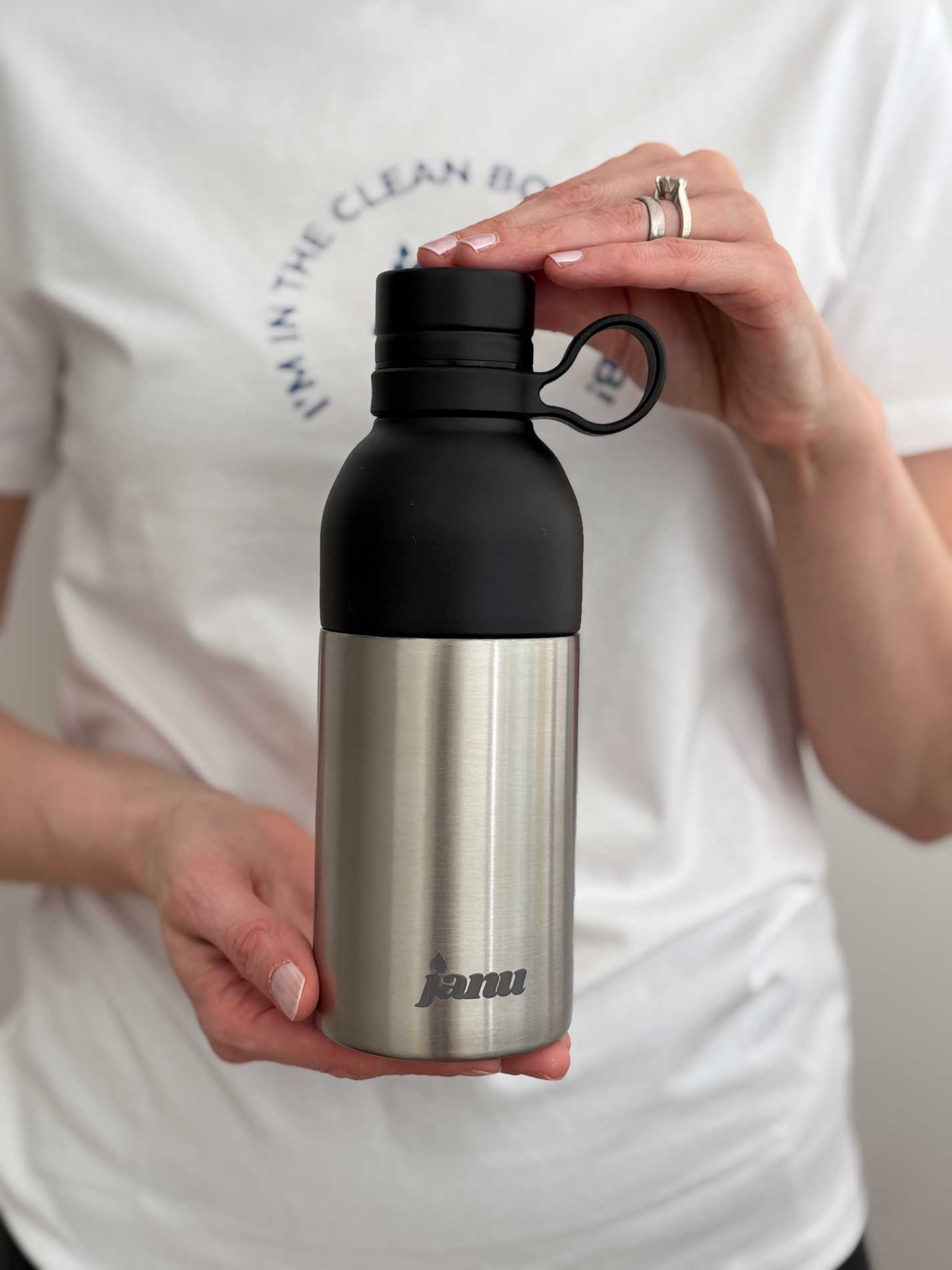 janu bottle "Noir Mini 400ml" termopudel
