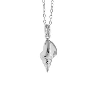NRTN "NIGHT SHELL RHODIUM" kaelakee