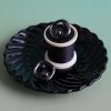 NRTN "POLAR CHROME BLACK VERMEIL" kõrvarõngad - Pilt 3