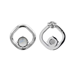 NRTN "POLAR CHROME RHODIUM VERMEIL" kõrvarõngad