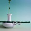 NRTN "POLAR CHROME RHODIUM VERMEIL" kõrvarõngad - Pilt 3