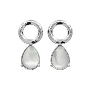 NRTN "SOLAR CHROME RHODIUM VERMEIL" kõrvarõngad