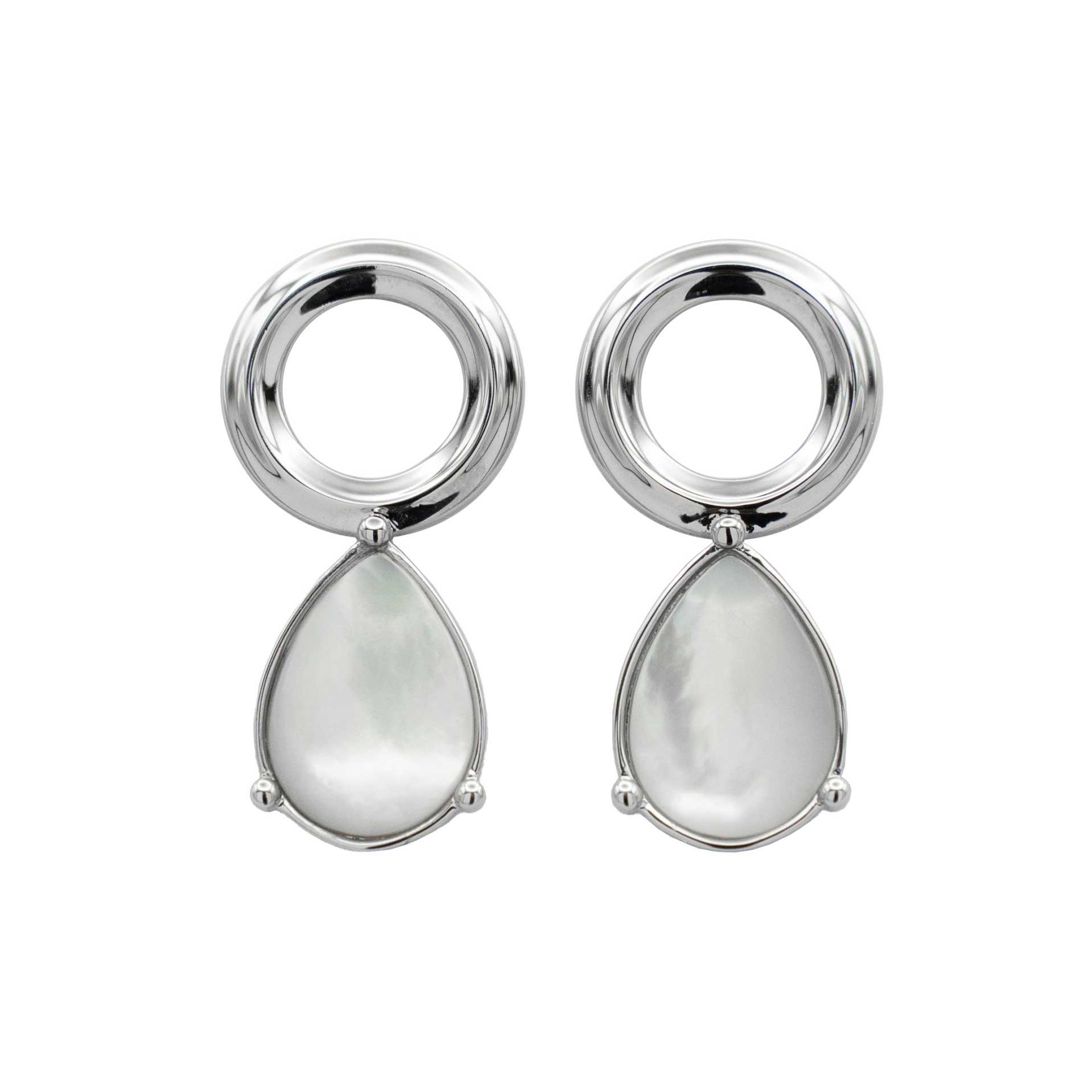NRTN "SOLAR CHROME RHODIUM VERMEIL" kõrvarõngad