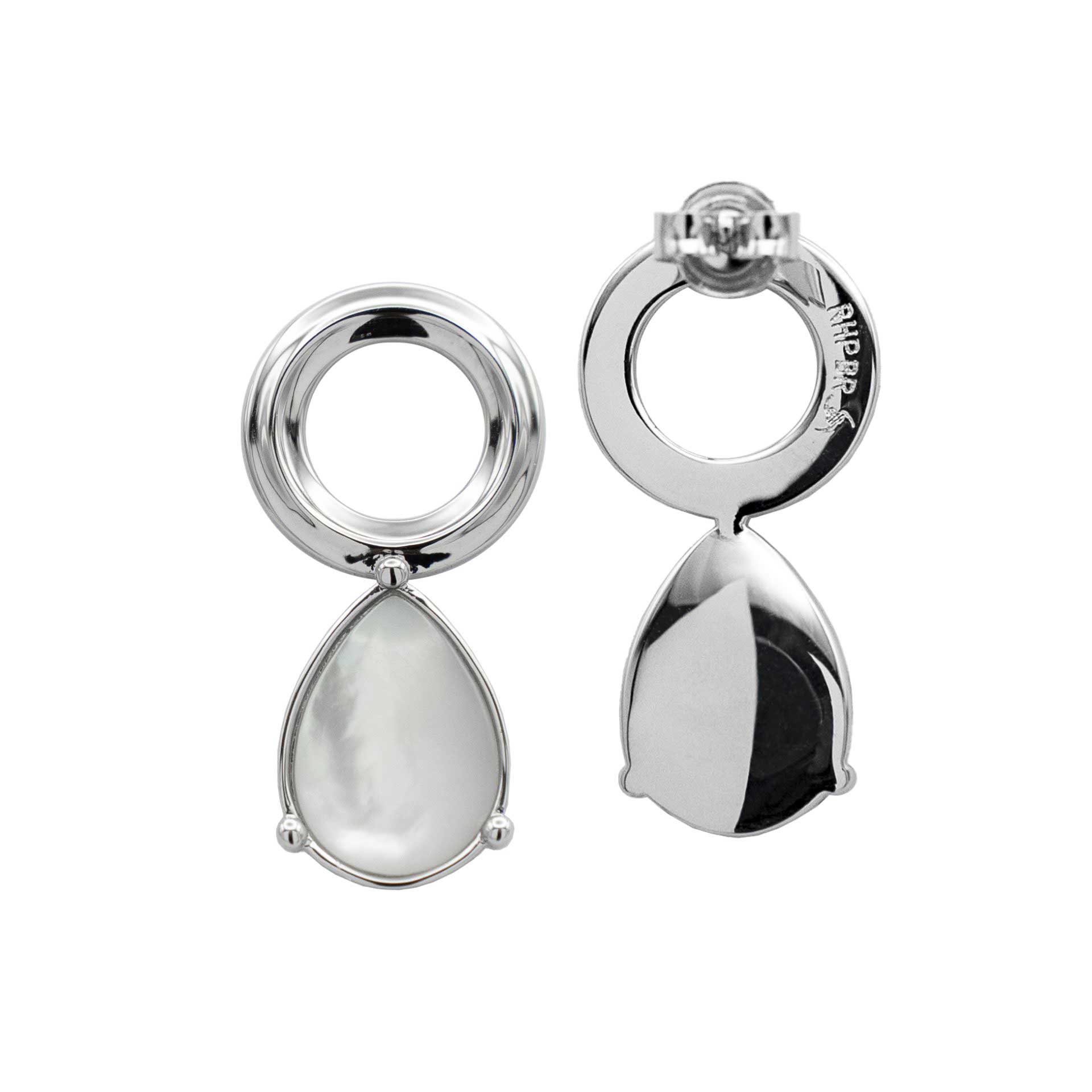NRTN "SOLAR CHROME RHODIUM VERMEIL" kõrvarõngad - Pilt 3