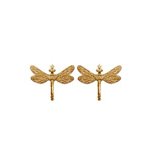 Tanel Veenre "Gold Dragonfly" Kõrvarõngad