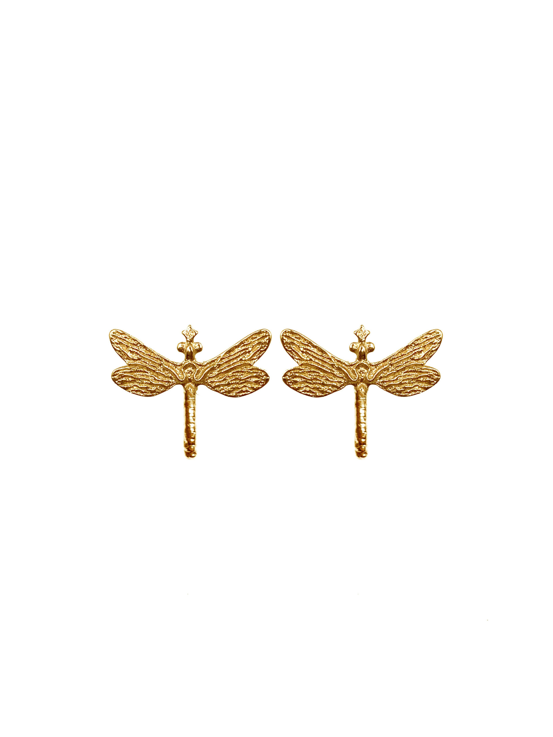 Tanel Veenre "Gold Dragonfly" Kõrvarõngad