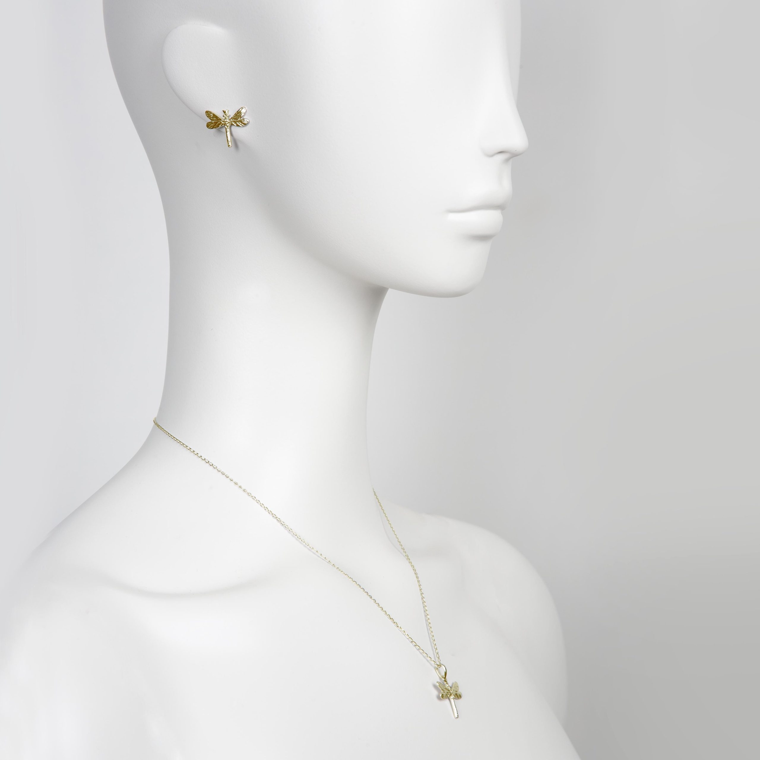 Tanel Veenre "Gold Dragonfly" Kõrvarõngad - Pilt 2