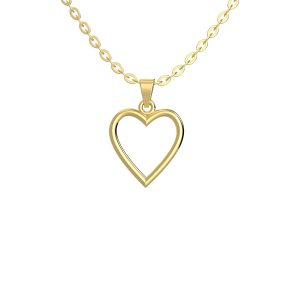 Tanel Veenre "Gold Heart hõbedast" kaelakee