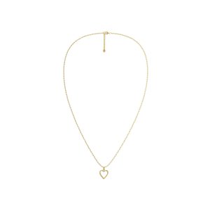 Alternative view of Tanel Veenre "Gold Heart hõbedast" kaelakee