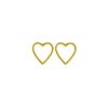 Tanel Veenre "Gold Heart hõbedast" kõrvarõngad