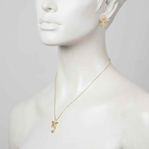 Alternative view of Tanel Veenre "Hippocamp Gold" kaelakee